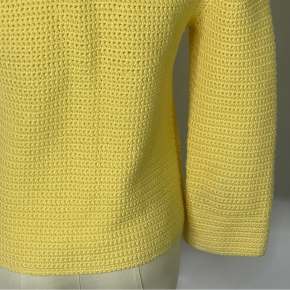Cynthia Steffe crochet cotton 3/4 sleeve cardigan women’s Size S grandmacore - Picture 12 of 15